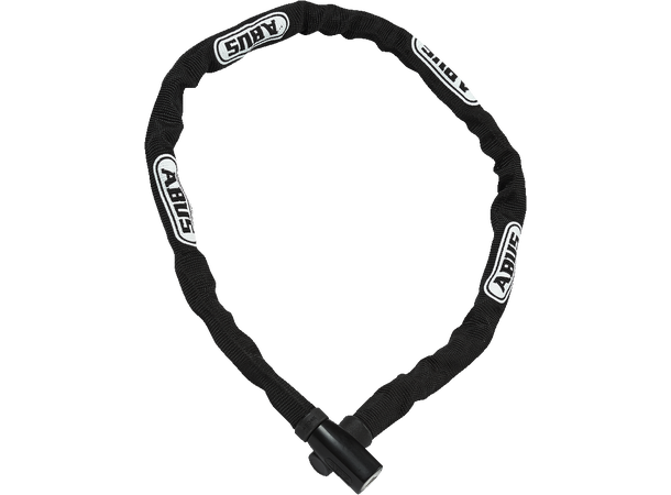 Abus Kjettinglås 4805K/110 Black Enkel kjettinglås med nøkkel 