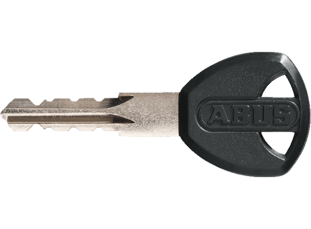 Abus Kjettinglås 4805K/110 Black Enkel kjettinglås med nøkkel 