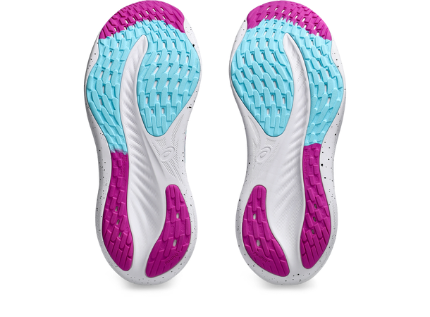 Asics Dame Gel Nimbus 26 42 Mengdesko med god løpsfølelse, Wh/SoSe 