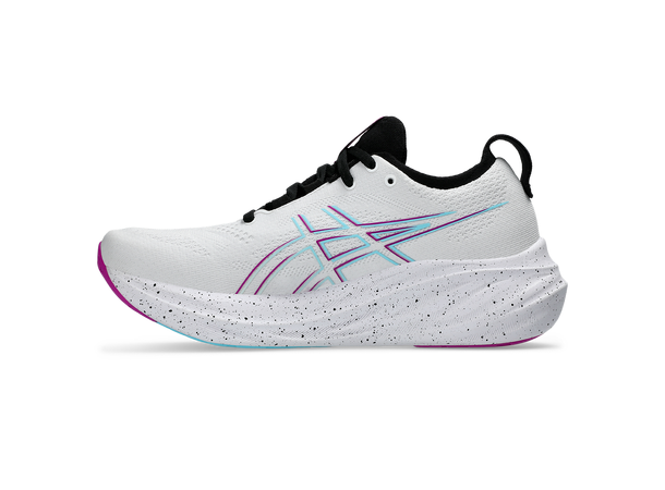 Asics Dame Gel Nimbus 26 42 Mengdesko med god løpsfølelse, Wh/SoSe 