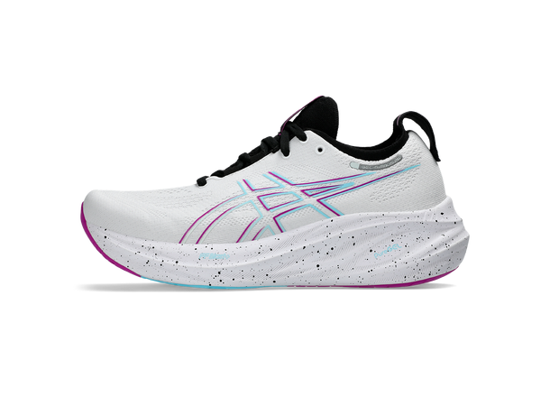 Asics Dame Gel Nimbus 26 42 Mengdesko med god løpsfølelse, Wh/SoSe 