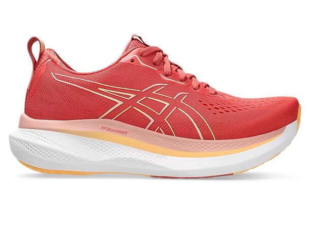 Asics Dame Løpesko Glideride Max 39 DARK PINK CLAY/ORANGE GLOW 