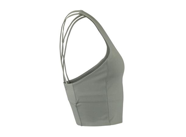 Craft W Singlet Collective Cropped XS myk og elastisk treningssinglet - Leaf 