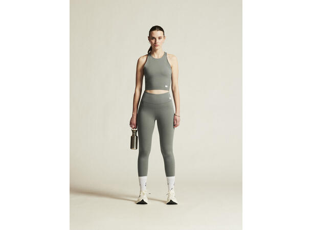 Craft W Singlet Collective Cropped XS myk og elastisk treningssinglet - Leaf 