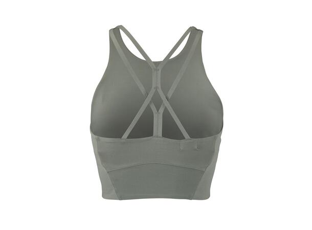 Craft W Singlet Collective Cropped XS myk og elastisk treningssinglet - Leaf 