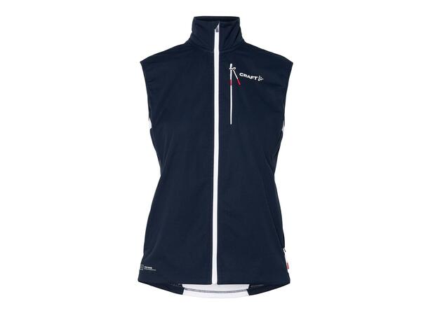 Craft W Vest Nor ADV Nordic Training M Langrennsvest for høy intensitet - Bl/Wh 