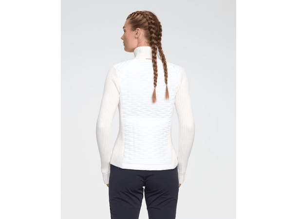 Dæhlie Dame Jakke Full Zip Comfy M Perfekt før og etter trening-Snow White 