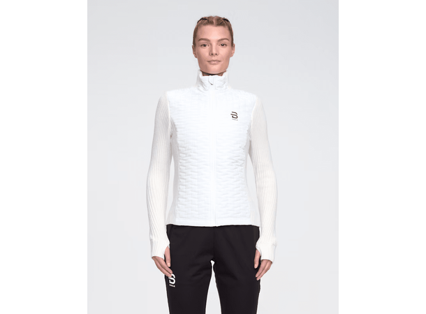 Dæhlie Dame Jakke Full Zip Comfy M Perfekt før og etter trening-Snow White 