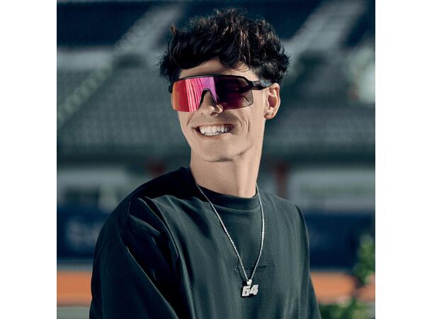 Oakley Sutro Lite Prizm Road Sportsbrille med godt synsfelt - MaBlack 