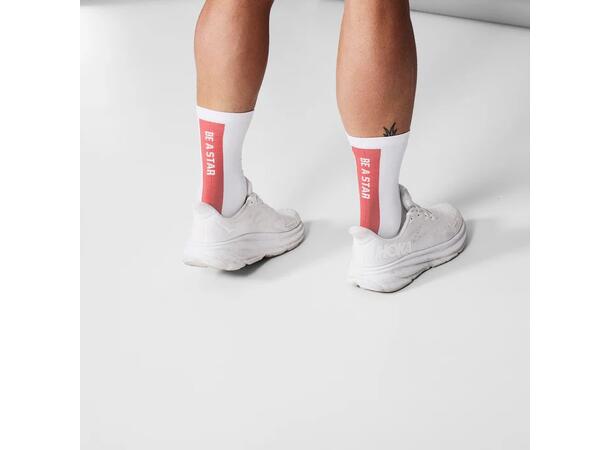 SAYSKY Sokker Statement Combat  35-39 Be A Star - Løpesokker med stil - Red 