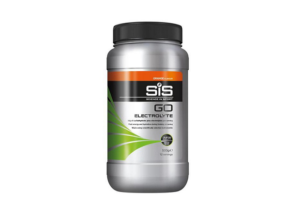 SIS Go Energy+ Electrolyte 500g Sportsdrikk med appelsinsmak 