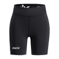 Swix Dame Pace High Waist Kort Tights XS Teknisk l&#248;petights med h&#248;y midje - Bl