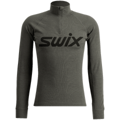 Swix Herre RaceX Merino Half Zip LS RaceX som holder deg varm i kulda, Ol