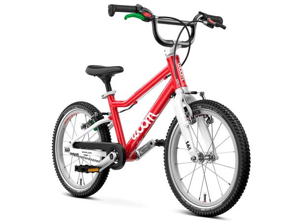 Woom 3 Go Barnesykkel 16" Red Perfekt sykkel for barn 105-120cm 