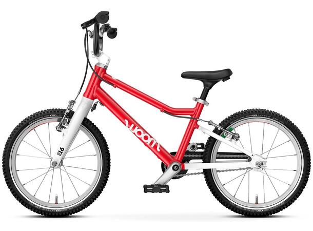 Woom 3 Go Barnesykkel 16" Red Perfekt sykkel for barn 105-120cm 