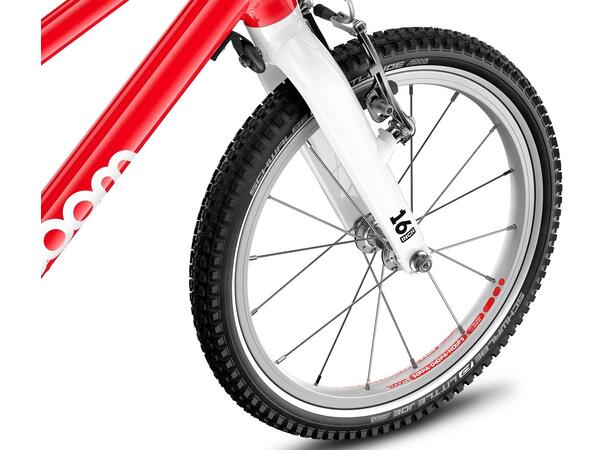 Woom 3 Go Barnesykkel 16" Red Perfekt sykkel for barn 105-120cm 