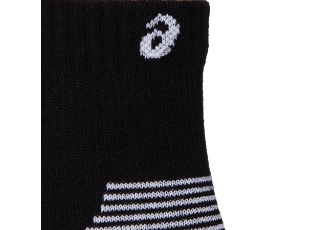 Asics 2pk CushionRun Quarter 35-38 Komfortable løpesokker med god passform 