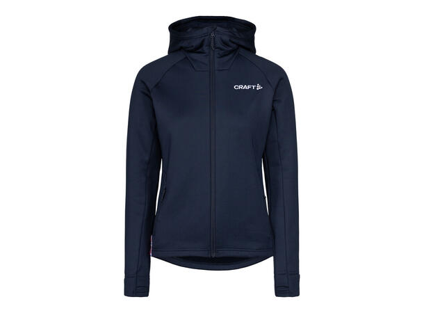 Craft Dame Fleece Nor Explore Power L Funskjonell fleecejakke - Blaze 