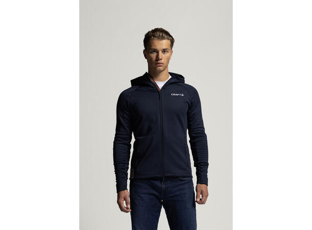 Craft Herre Fleece Nor Explore Power XL Funksjonell fleecejakke - Blaze 