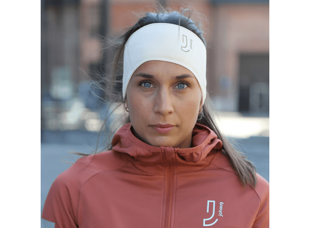 Johaug Dame Pannebånd Thermal OS Pannebånd med Fleecefor - Hvit 