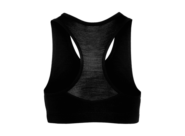 Johaug Sports Top Elevate Wool M Etisk sports-BH i 95 % merinoull - CBLCK 