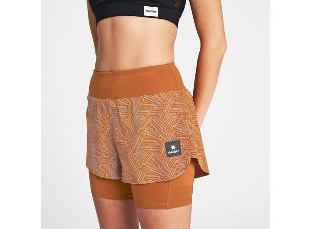 SAYSKY Dame Shorts 2n1 3" Pace S Populær treningsshort til dame 