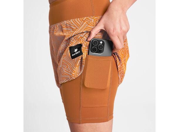 SAYSKY Dame Shorts 2n1 3" Pace S Populær treningsshort til dame 