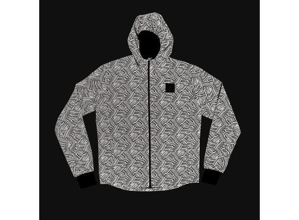 SAYSKY M Jakke Reflective Blaze M Lett og varm løpejakke til vinteren 