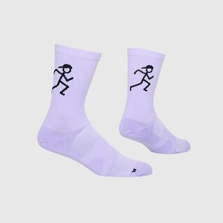 SAYSKY Sokker Statement Combat Spenstig l&#248;pesokk med design - Pu