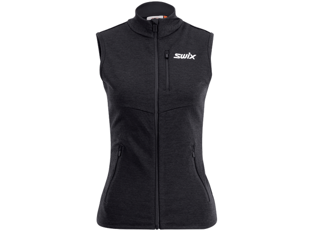 Swix Dame Dynamic Mid Vest L God og varm vest - Black 