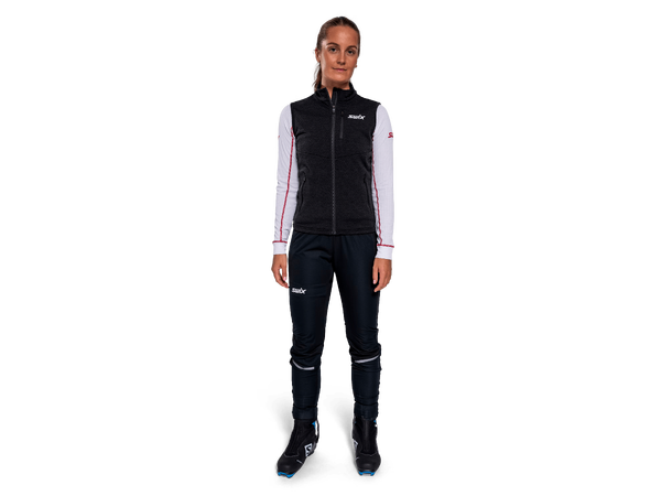 Swix Dame Dynamic Mid Vest L God og varm vest - Black 