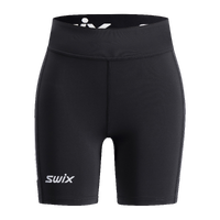 Swix Dame Pace High Waist Kort Tights S Teknisk løpetights med høy midje - Bl