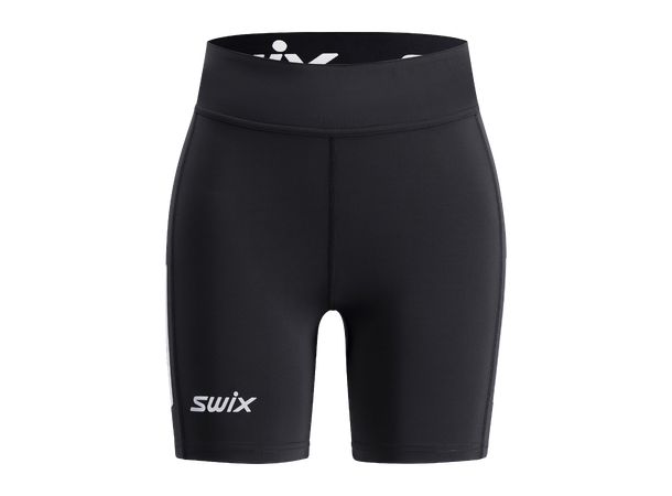 Swix Dame Pace High Waist Kort Tights S Teknisk løpetights med høy midje - Bl 