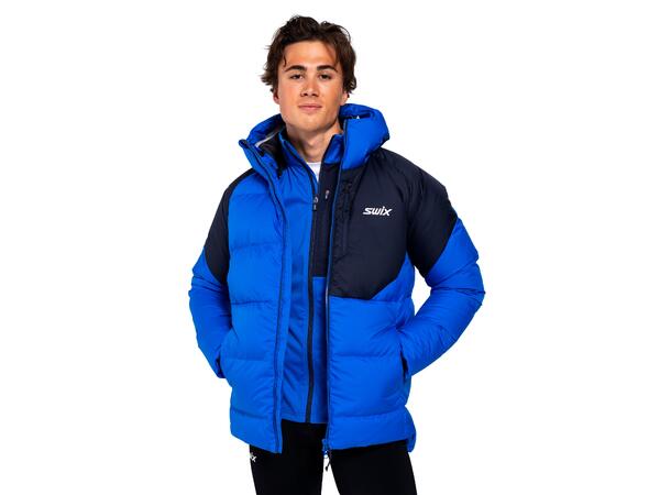 Swix Herre Dunjakke Focus L Dunjakke til kalde dager-Active Blue/Dn 