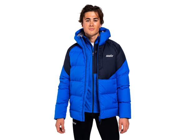 Swix Herre Dunjakke Focus L Dunjakke til kalde dager-Active Blue/Dn 