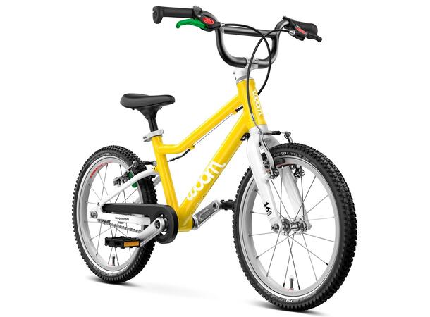 Woom 3 Go Barnesykkel 16" Yellow Perfekt sykkel for barn - 105-120cm 
