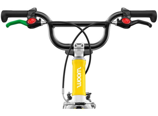 Woom 3 Go Barnesykkel 16" Yellow Perfekt sykkel for barn - 105-120cm 