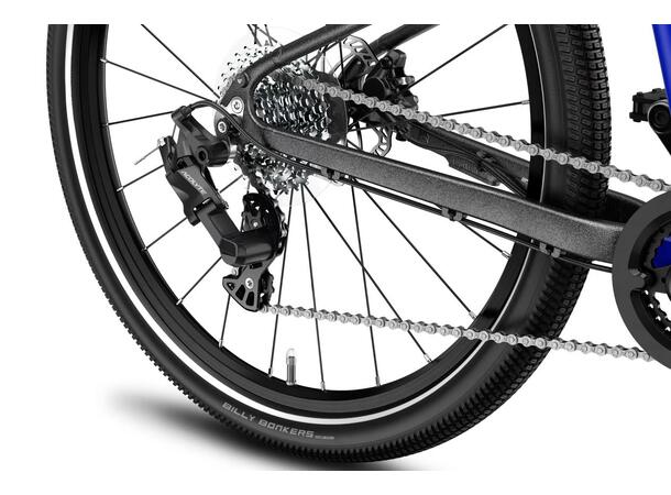 Woom 5 Explore Barnesykkel 24" Blue Lett og komfortabel sykkel 125-145cm 