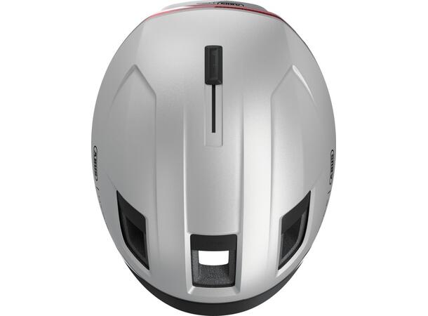 Abus Sykkelhjelm Hyp-E S Toppmoderne hjelm med lys - Gleam Silver 