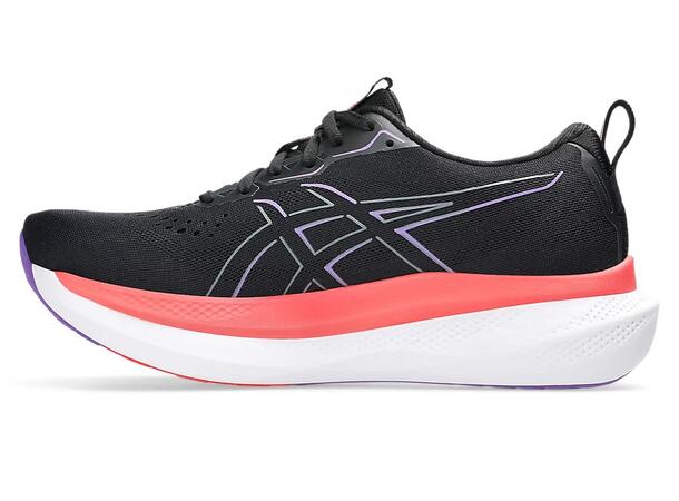 Asics Herre Løpesko Glideride Max 43,5 Løpesko med god demping -  Bl/FlRed 