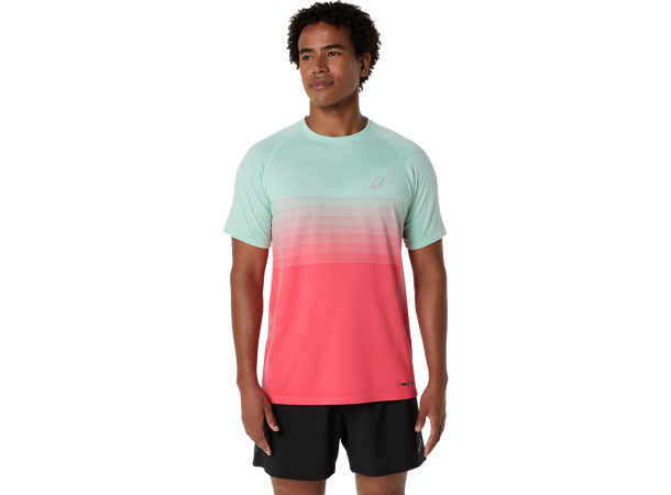 Asics Herre Top Seamless SS M Perfekt t-skjorte til løping - Co 