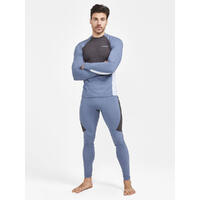Craft Herre Core Wool Mix Set M Baselayer-Sett, Flow/Granite