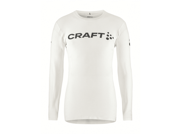 Craft M Trøye NOR Pro Wool Extreme X XL Langermet ulltrøye - White/Blaze 