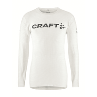 Craft M Trøye NOR Pro Wool Extreme X XL Langermet ulltrøye - White/Blaze