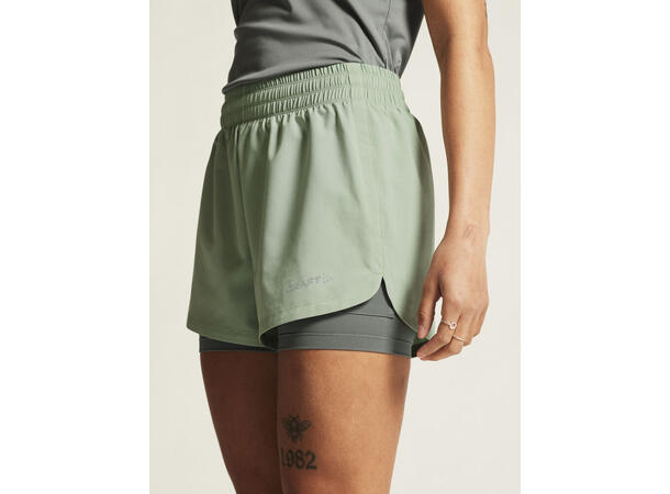 Craft W Shorts 2in1 Adv Essence 2 M Treningsshorts med innertights - Gl 