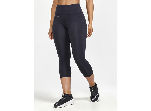 Craft W Tights Capri Adv Essence 2 M Funksjonell, knelang treningstights - Bl 