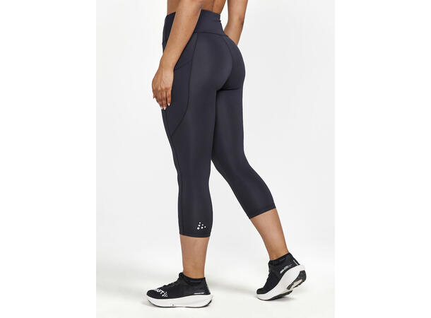 Craft W Tights Capri Adv Essence 2 M Funksjonell, knelang treningstights - Bl 