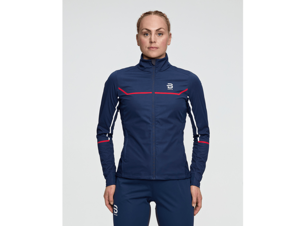 Dæhlie Dame Jakke Pace M Jakke for intens langrennstrening - Navy 