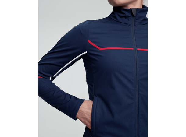 Dæhlie Dame Jakke Pace M Jakke for intens langrennstrening - Navy 