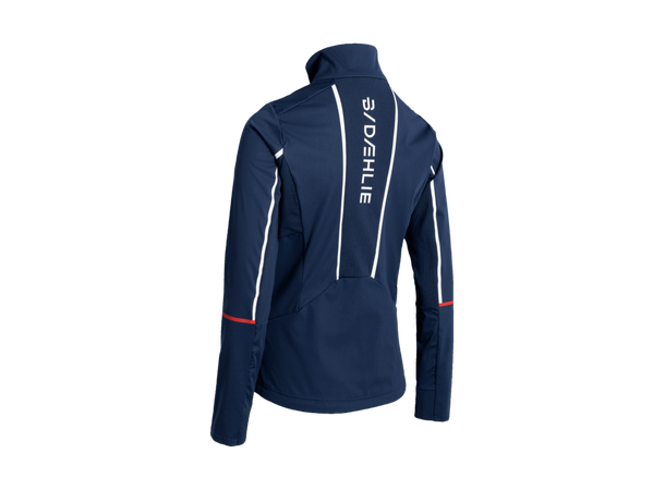 Dæhlie Dame Jakke Pace M Jakke for intens langrennstrening - Navy 